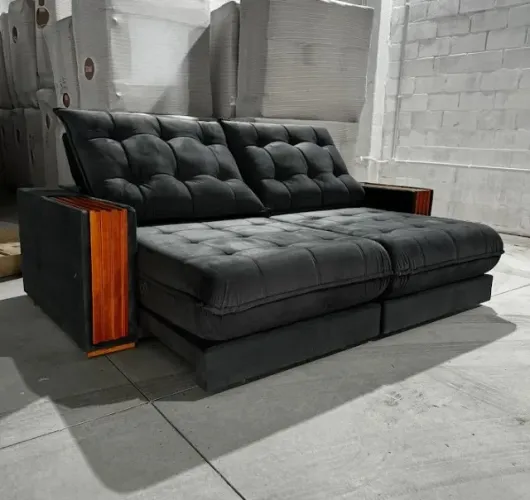 Sofá Retratil e Reclinavel 3 Lugares 