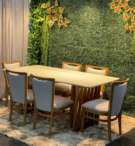 Mesa de Jantar em Madeira Maciça 100% italiana
