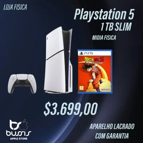 PlayStation 5 (Ps5) 1Tb Mídia Física C/DragonbollZ | Lacrado Novo | Loja Fisica