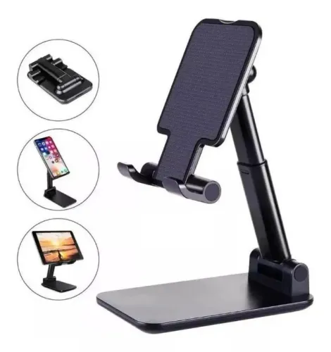 Suporte De Celular Mesa Ajustável Apoiador - Novo