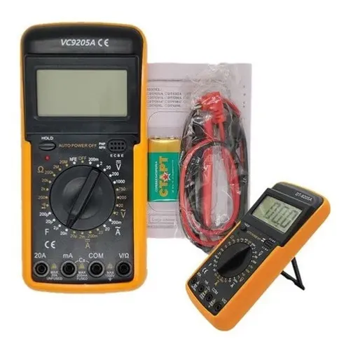 Promoção Multimetro Digital Vc9205a C/ Capacimetro Beep Profissional