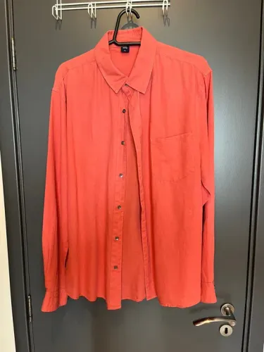 Camisa Hering Manga Longa Salmão