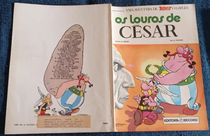 ( Leia ) Revista Asterix Os Louros De César Record
