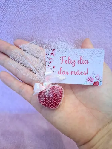 Sabonete personalizado perfumado - lembrancinha dia das mães 