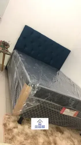 CAMA BOX CASAL NOVA - 15cm espuma D33