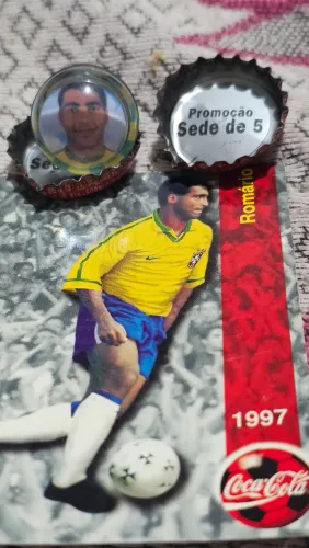 COLEÇÃO FUTEBOL COCA COLA, CRAQUES DA SELEÇÃO BRASILEIRA, NOSTALGIA. ROMARIO