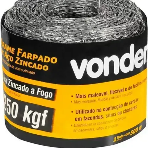 Arame Farpado 250Kgf 250 metros - Vonder