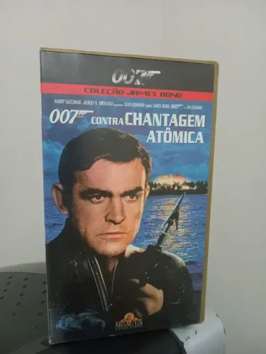 Fita VHS filme 007 Contra a Chantagem Atômica (Thunderball)