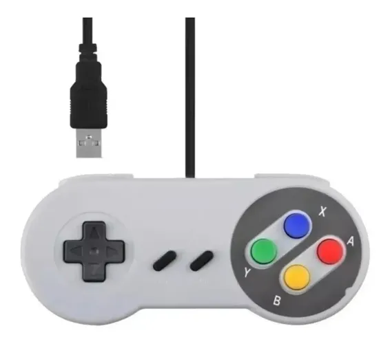 Controle Nintendo Snes Usb Para Pc Windows Mac Linux