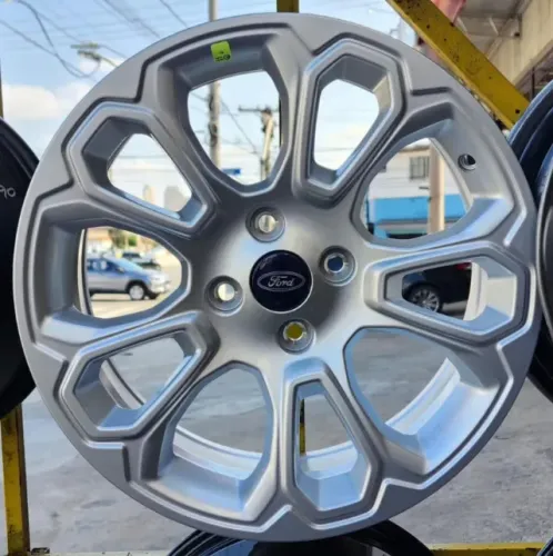Jogo de roda original ford ecosport aro 17 4x108 fiesta ka em até 10x sem juros no cartão