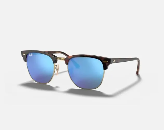 Ray-Ban Clubmaster Espelhado Azul - Original