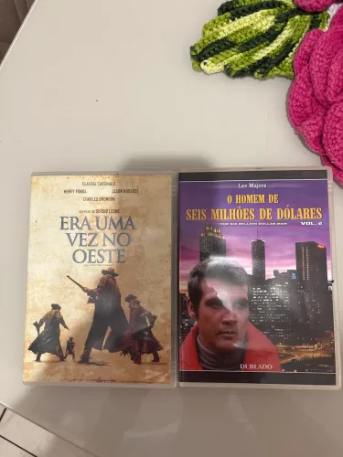DVD era uma vez no oeste e o homem de seis milhões de dólares vol.2
