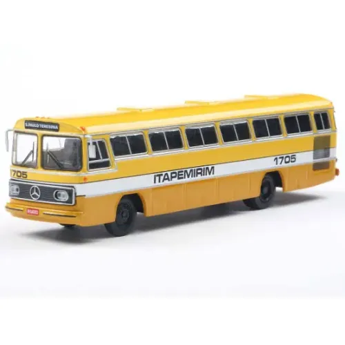 Miniatura Ônibus Mercedes Benz Monobloco O355 Itapemirim 1:72 BR Classics