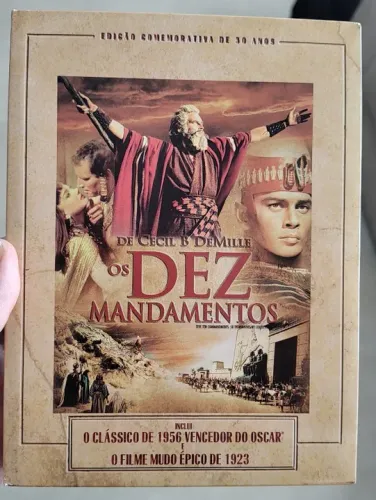 DVD Raro Os Dez Mandamentos - Triplo Original Seminovo