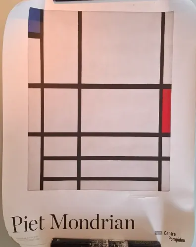 Poster Piet Mondrian - Centro Pompidou