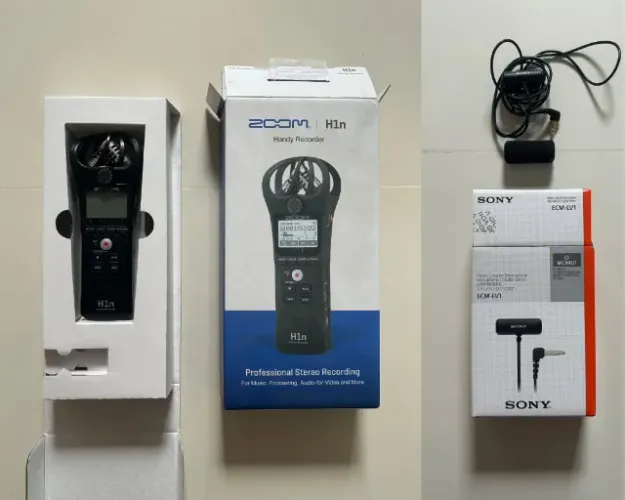 Gravador Zoom H1N | Tripé K&F | Outros (VALORES NA DESCRIÇÃO)