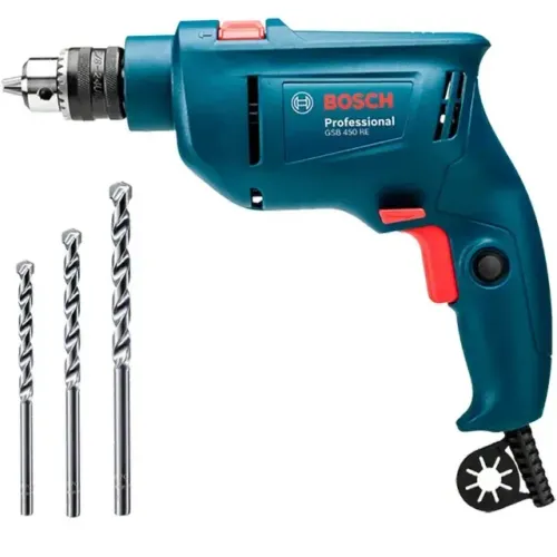 Bosch Furadeira de Impacto GSB 450 RE 450W -  Professional - Ferramentas Parceladas em 10x