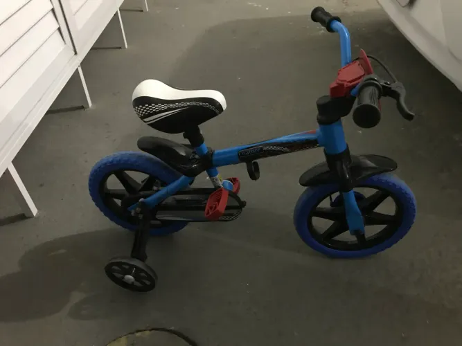 Bicicleta Infantil Nathor Aro 12 Azul