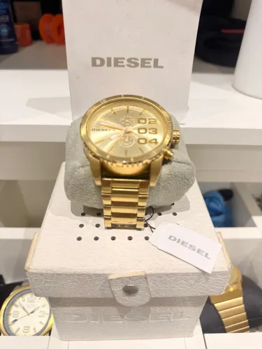 Relógio Diesel Dourado Original