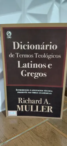 Dicionário de termos teológico latinos e grego