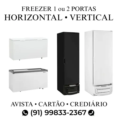 Crediário- Freezer Horizontal e Vertical - 1 ou 2 Portas