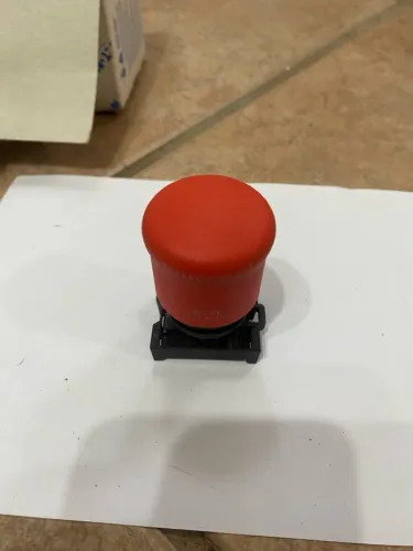 Botão de Emergência Vermelho