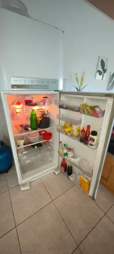 Geladeira/Refrigerador Electrolux Frost Free - Duplex 430L Celebrate Blue Touch DF50