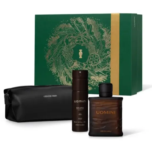 Kit Uomini perfume + body splash + necessaire