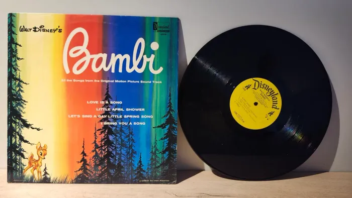 Disco de Vinil Bambi - Walt Disney