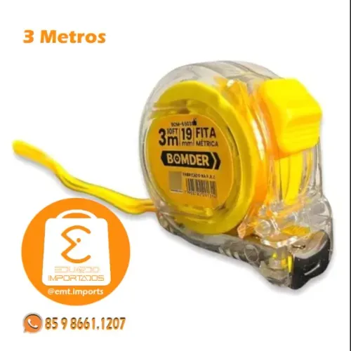 Trena 3 Metros 19mm BOM-6503