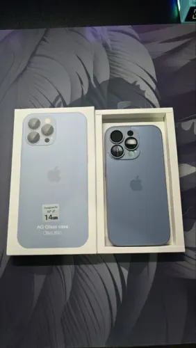 Capa Glass Vidro Temperado AG p/ Iphone 14 Pro - Sierra Blue