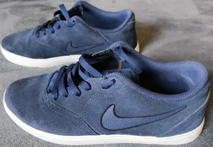 Tênis Nike SB Camurça Azul Marinho (importado)