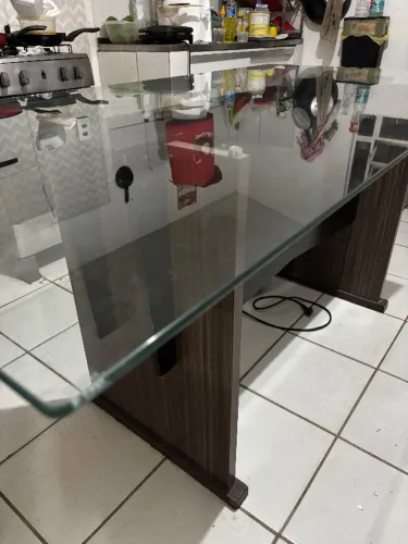 Mesa de jantar retangular