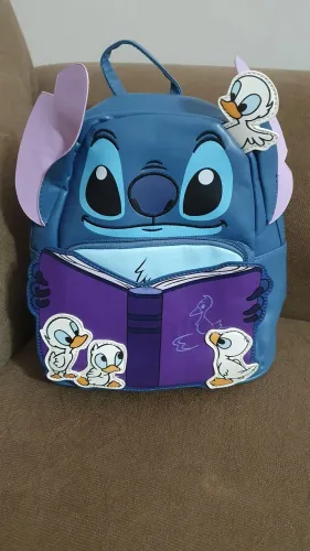 Mochila Infantil Stitch ( Nova )