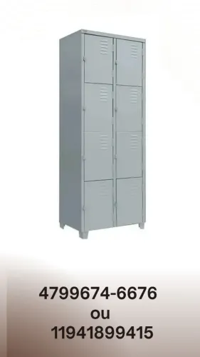 guarda volume de 8 portas pequenas