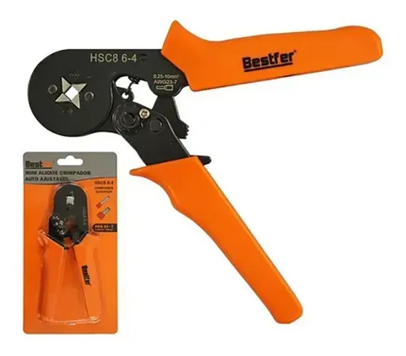 ALICATE CRIMPADOR AUTO AJUSTAVEL 0.25 A 6MM BESTFER