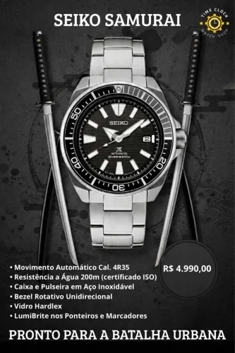 Seiko Samurai automático 