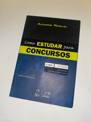 Livro como estudar para concursos
