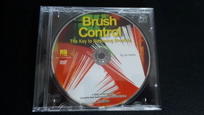 DVD Brush Control - A Chave para Dominar as Baquetas - Método de Bateria e Percussão 