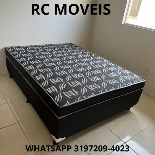 Cama Box Casal OrthoBox com Colchão D33 - Conforto e Alta Durabilidade