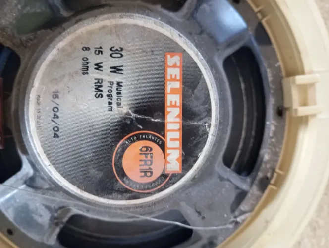 Alto-falante Selenium 6FR1R tiro arandela, 15w rms