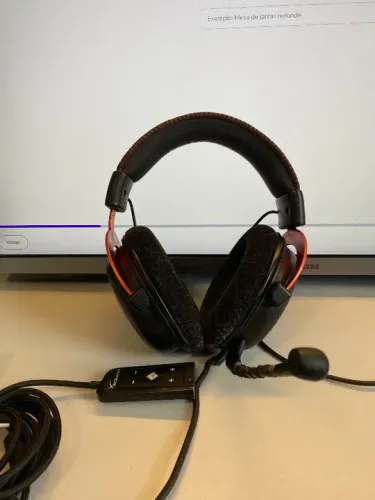 Headset Gamer HyperX Cloud II, Som Surround 7.1, Drivers 53mm, USB e P3, Preto e Vermelho 