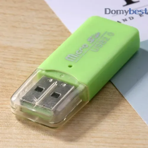 Ms Adaptador / Leitor De Cartão De Memória Portátil Micro Sd TF USB 2.0 De Alta Velocidade