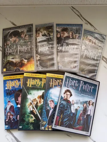 BOX DVDs HARRY POTTER - ITEM DE COLECIONADOR