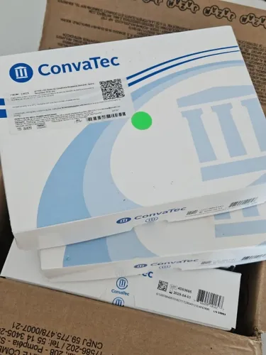 Bolsa Colostomia Convatec Active Life Drenável OPACA Recortável 64mm C/ 10 Unid