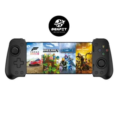 Controle Gamepad Easysmx M10 para smartphone USB-c cor preta