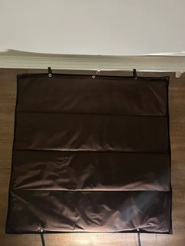 Cortina Termo Acústica Blackout Anti Ruído 1,40 x 1,40 Marrom