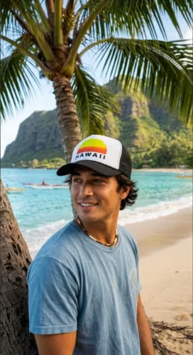 Boné Masculino Trucker Surf - Novo - Original