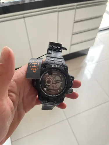 Relógio Digital a Prova D 'Água Masculino De Pulso Esportivo Moda Masculina Luz Led