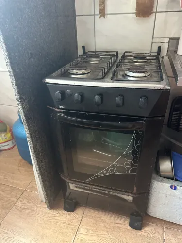 Fogão Newmaq 4 Bocas com Forno Funcionando + Tampa de Vidro